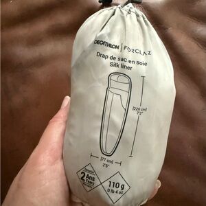 Decathlon Forclaz Silk Liner - Gray